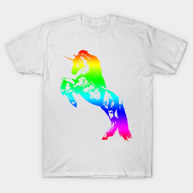 Rainbow Unicorn T-Shirt by Sneek661
